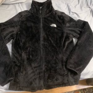 The North Face Black Fuzzy Full Zip - Like New!